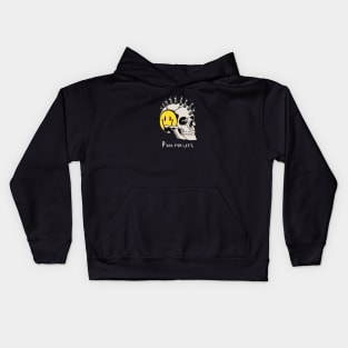 Punk for life Kids Hoodie